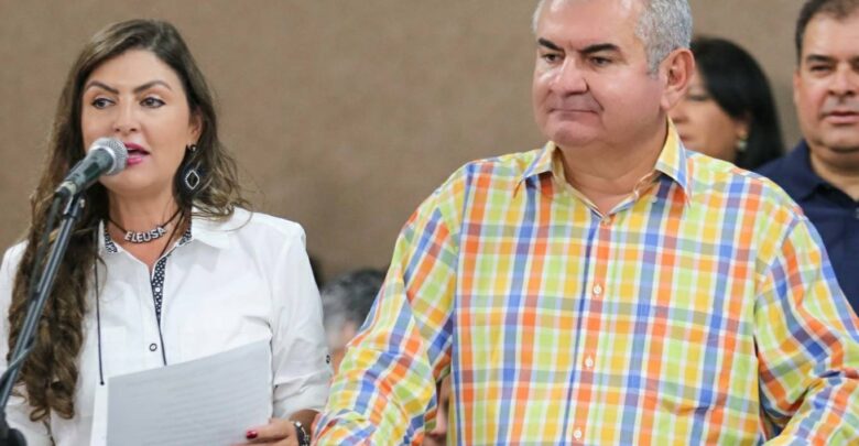 Eleusa Coronel e Senador Angelo Coronel