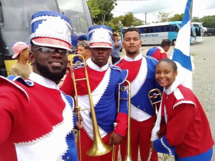 O técnico em segurança do trabalho, João Marcelo desfila há mais de 15 anos no sete de setembro | Foto: Divulgação